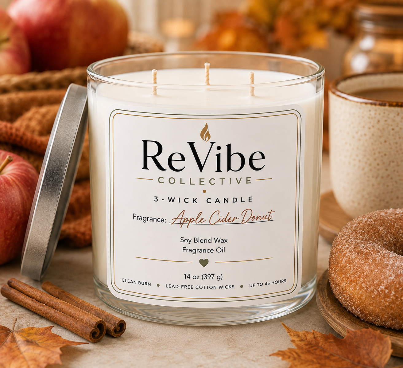 3-Wick Soy BlendCandle | 14 oz