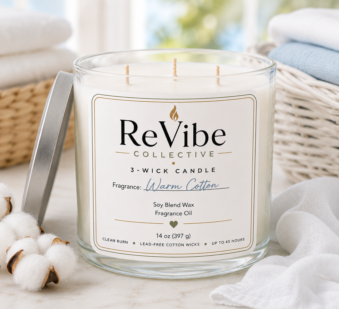 3-Wick Soy BlendCandle | 14 oz